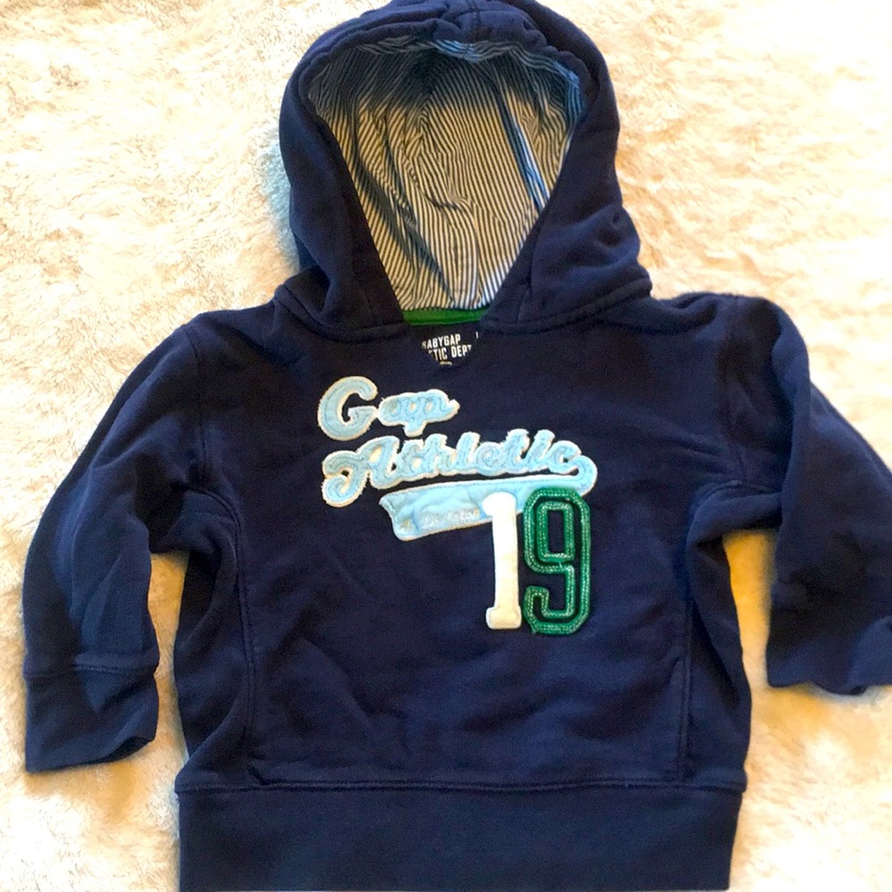 Vintage Baby Gap Hooded Sweatshirt | 18-24 months